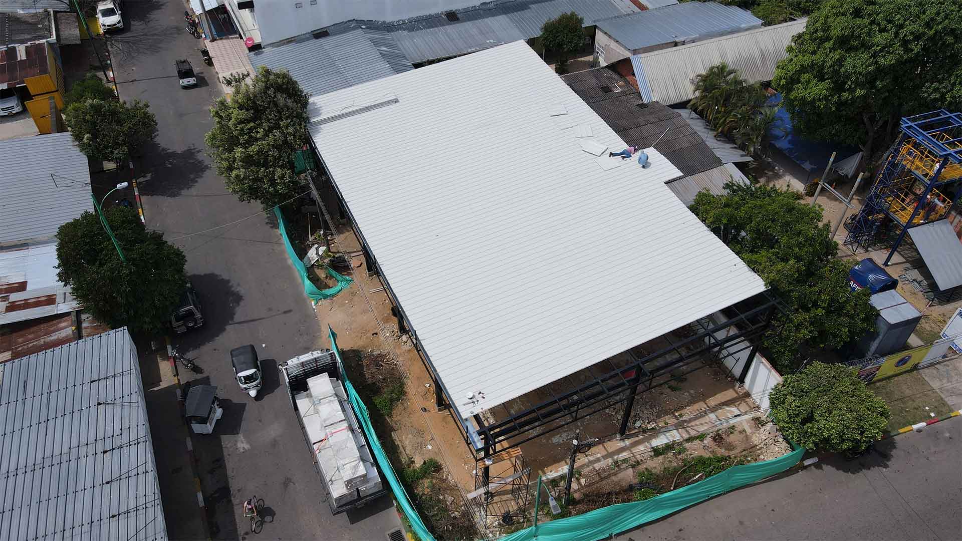 Instalación cubierta térmica hroof